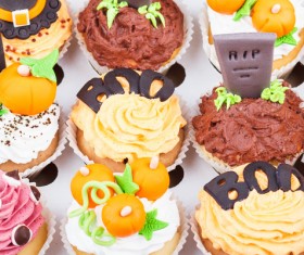 variety of styles Halloween cakes Stock Photo 13