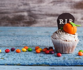 variety of styles Halloween cakes Stock Photo 15