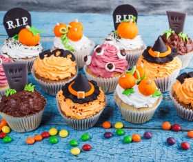 variety of styles Halloween cakes Stock Photo 22