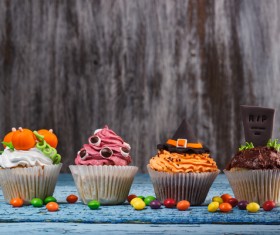 variety of styles Halloween cakes Stock Photo 24