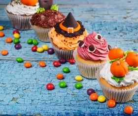 variety of styles Halloween cakes Stock Photo 25