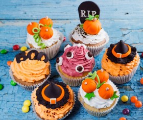 variety of styles Halloween cakes Stock Photo 26