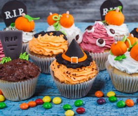variety of styles Halloween cakes Stock Photo 27