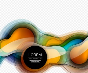 3d decoration glass bubble background illustration vector 06