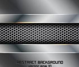 Abstract metal background vector material 02