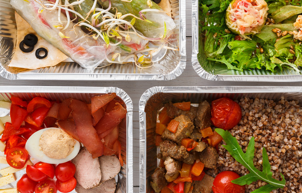 All kinds of takeaway food Stock Photo 04
