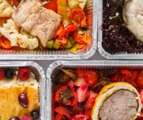 All kinds of takeaway food Stock Photo 13