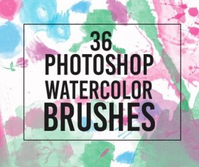 Aquarela Photoshop Brushes