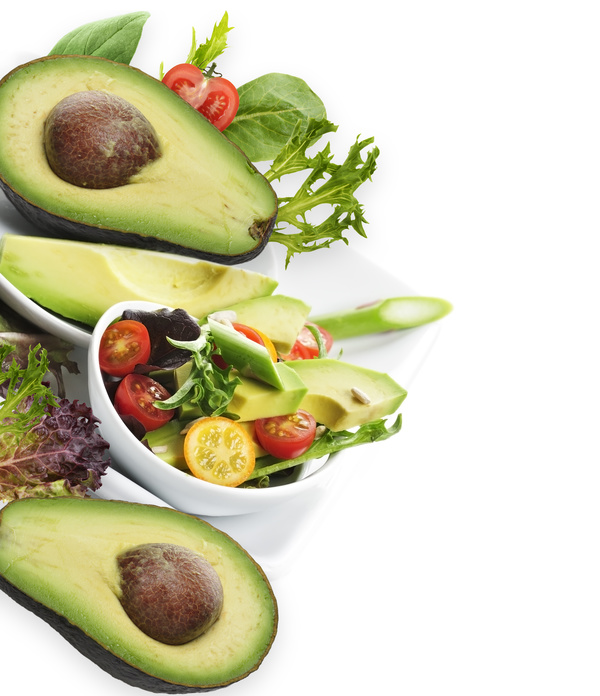 Avocado Saint fruit platter Stock Photo