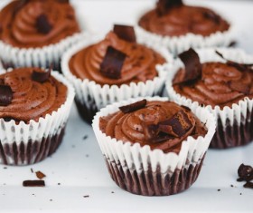 Bake chocolate cake Stock Photo