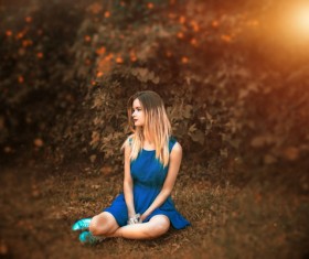 Beautiful beauty outdoor photo Stock Photo