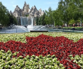 Beautiful city park Stock Photo