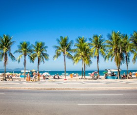 Beautiful holiday beach Stock Photo