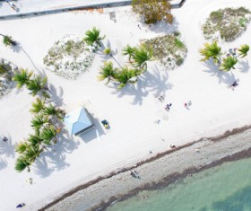 Beautiful seaside resort at altitude Stock Photo