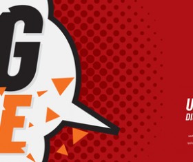 Big sale poster design vectors