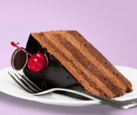 Black forest cake Stock Photo 02