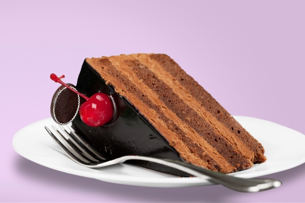 Black forest cake Stock Photo 02