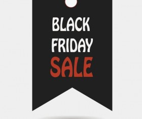 Black friday sale tags template vectors 01