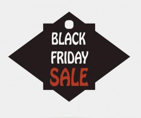 Black friday sale tags template vectors 03