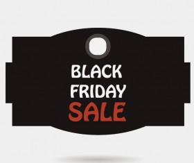 Black friday sale tags template vectors 04