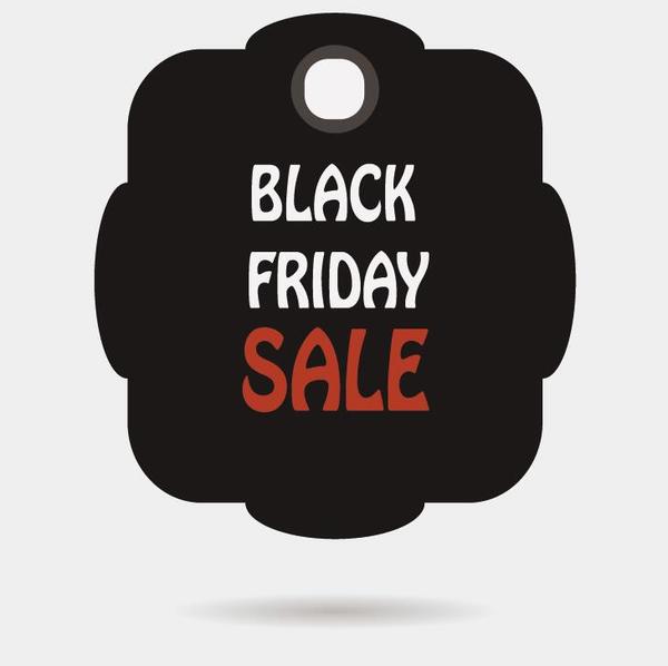 Black friday sale tags template vectors 05