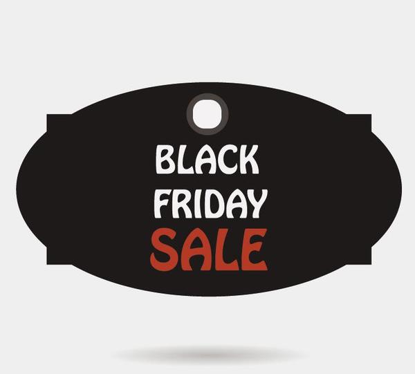 Black friday sale tags template vectors 06