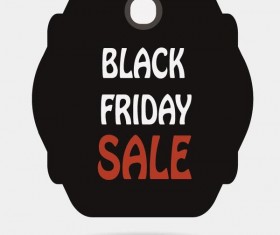Black friday sale tags template vectors 07