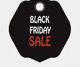 Black friday sale tags template vectors 08