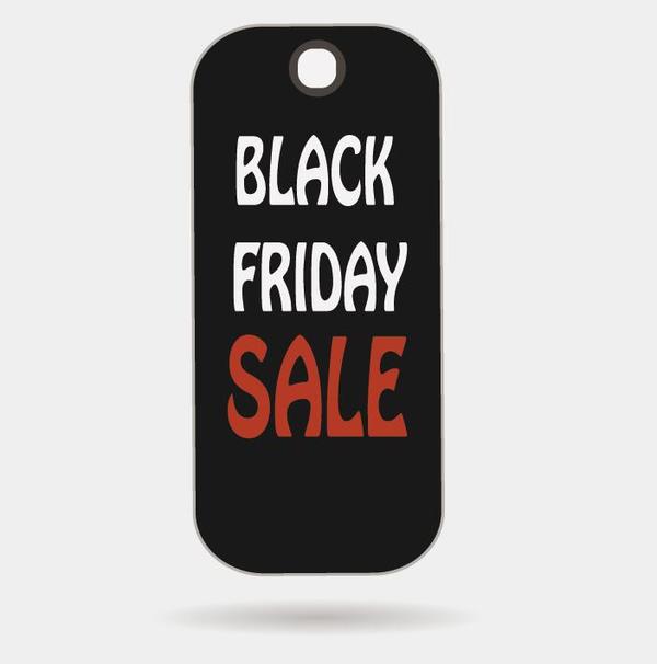 Black friday sale tags template vectors 10