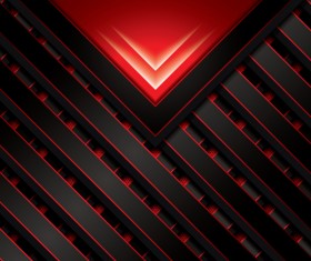 Black with red metal background vectors material 03