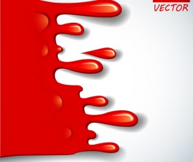Blood drop effect background vector 01