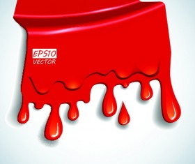 Blood drop effect background vector 04