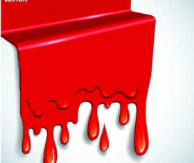 Blood drop effect background vector 05