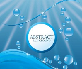 Blue background with water drop background vector