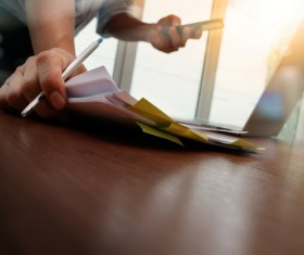 Busy office staff Stock Photo