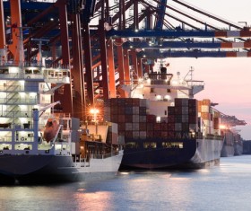 Cargo marine logistics Stock Photo 01