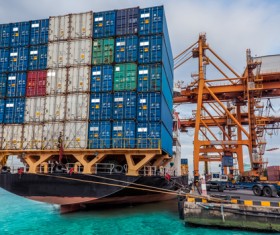 Cargo marine logistics Stock Photo 05