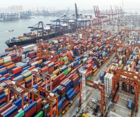 Cargo marine logistics Stock Photo 10