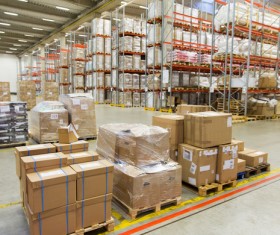 Cargo transport logistics warehouse Stock Photo 04