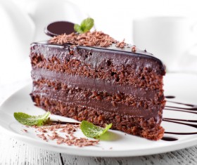 Chocolate brownie cake Stock Photo 03