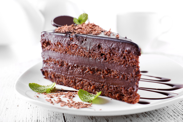 Chocolate brownie cake Stock Photo 03