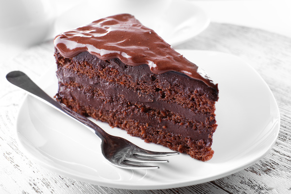 Chocolate brownie cake Stock Photo 04