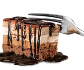 Chocolate brownie cake Stock Photo 05