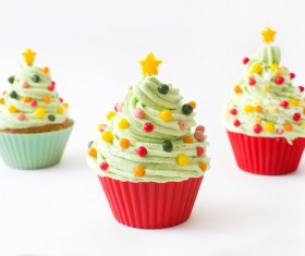 Christmas Cupcake Stock Photo 08