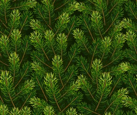 Christmas fir branches seamless pattern vector 02