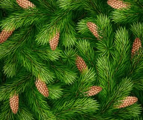 Christmas tree pattern seamless vectors 02