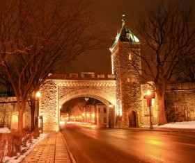 City beautiful night Stock Photo 05