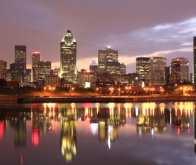 City beautiful night Stock Photo 08