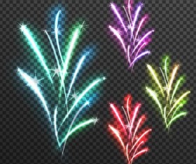 Color festival fireworks illustration vector