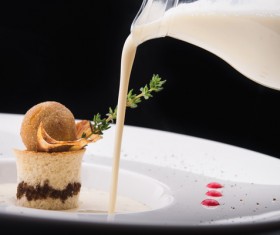 Delicious Molecular cuisine Stock Photo 07